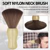 Haircutting Neck Duster Brush Salon Hair Sweeping Brush Soft Nylon Bristle Professional Barber Tool for Men Women Face Neck