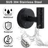 2/4pc Pack Stainless Steel Robe Towel Hooks Rustproof Coat Handbag Hanger for Home Bathroom Kitchen Storage Hardware Accessories