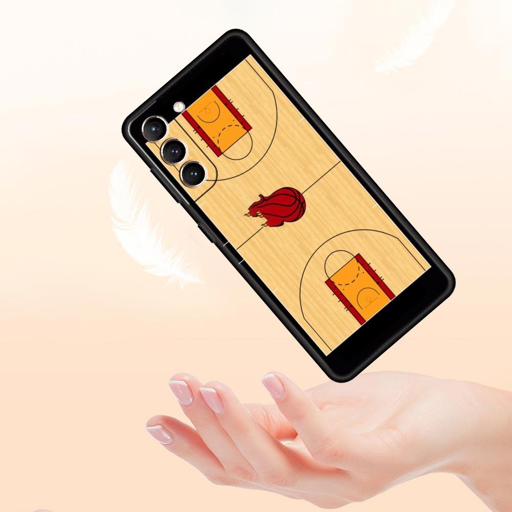 Football Basketball Tactical Board Phone Case For Samsung Galaxy S26 Ultra S25 Plus S24 FE S23 S22 5G S21 S20 Cover Black Soft