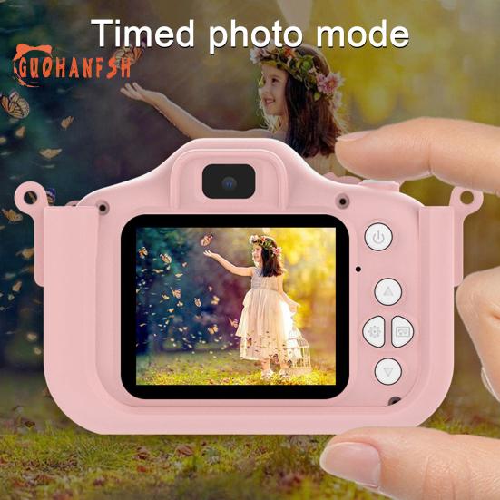 1 Set Kids Camera - Dual Lens Camera with Selfie Function, High-Resolution Children Photography Toy for Photo Video