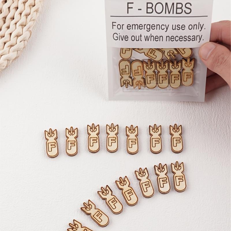 

10 ШТУК МНОГОРАЗОВЫХ ДЕРЕВЯННЫХ F-БОМБ ИДЕАЛЬНЫ ДЛЯ ВЕЧЕРИНОК, ОФИСНЫХ УКРАШЕНИЙ И ПОДАРКОВ | Идеально для Дня рождения, Девичника, Пасхи, Рождества 10pcs