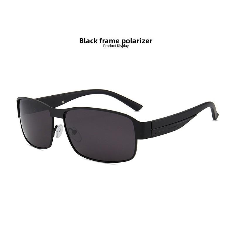 Mens Vintage Square Sunglasses With Polarized Tac Lenses Uv400 For Outdoor Driving And Fashion