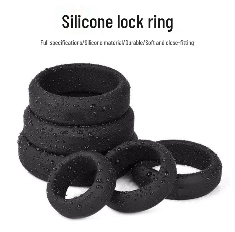 Silicone Spermicidal Male Penis Restraint Ring - Adult Erotic Toy