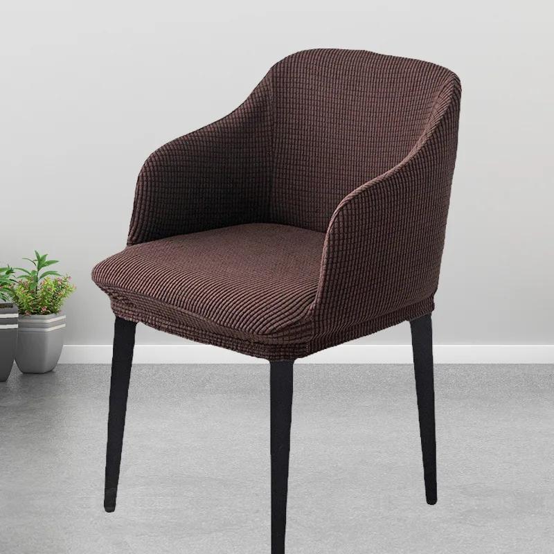 Polar Fleece Armchair Cover Wingback King Back Chair Cover Hotel And Home Party Banquet Seat Cover Home 1/2/4/6PCS