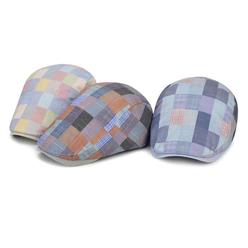 Womens Mens Teens Beret Flat Newsboy Hat Adjustable Irish Cabbie Gatsby Cap Breathable Driving Hunting Hat
