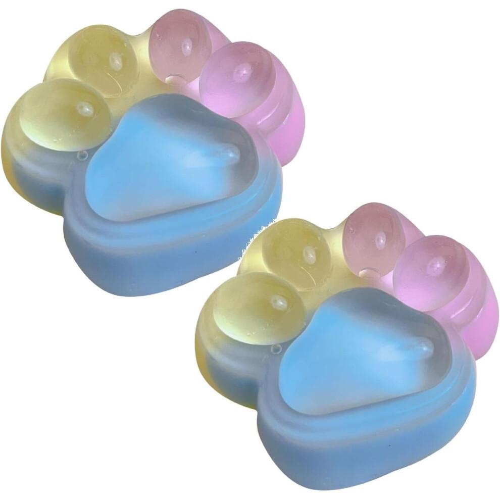 2 Stück Katzenpfoten-Squishy Spielzeug, Niedliche Kawaii Paw Fidget Toys, Stressabbau Squeeze Spielzeug Für Erwachsene Und Kinder
