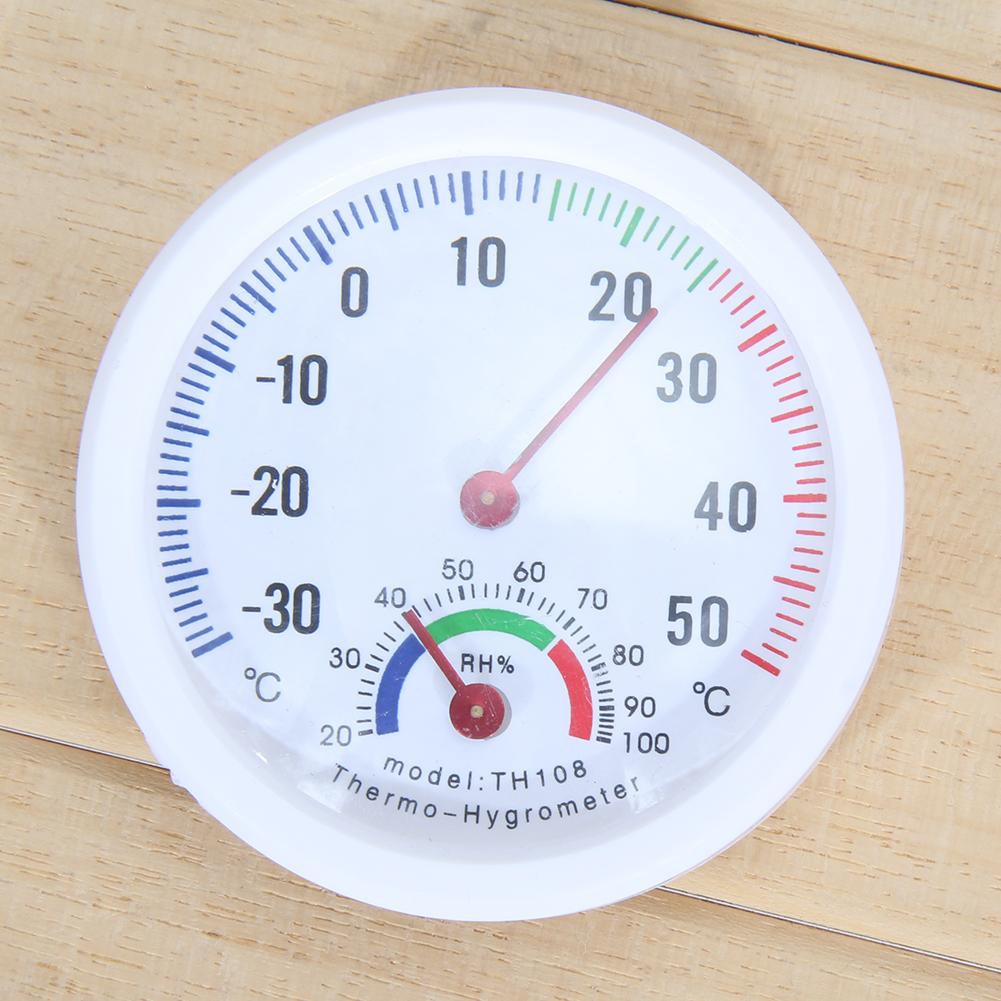 Easy To Read Thermometer Hygrometer Mini Bell Shaped Analog Hygrometer Humidity Watch -30-50 Celsius Degree for Gardens Terraces China Mainland