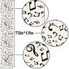 Nepnuser Linen Musical Notes Table Runner Music Event Birthday Party Wedding Decoration Farmhouse Home Dining Room Kitchen Table Decor (13" x 72")