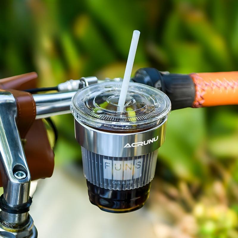 Bicycle Aluminum Alloy Water Bottle Holder Electric Motorcycle Coffee Cup Holder Mountain Road Bike Milk Tea Cup Holder
