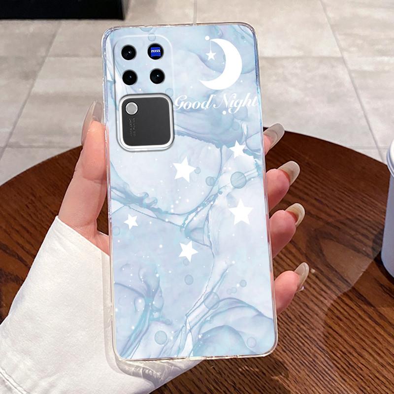 Jelly Casing For Vivo V30 Pro V2319 VivoV30 V2318 Clear Silicone Soft TPU Back Cover Cute Cat Rabbit Heart Protective Case