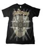 NewGALLOWS  Small GRAPHIC BAND TEE UK Hardcore PUNK TSHIRT Rose Crest S Unisex T-Shirt