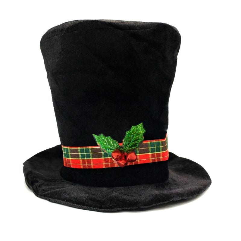 Fashionable Santa Hats Thick Christmas Hats Soft Comfortable Durability Hats for Adults and Kids