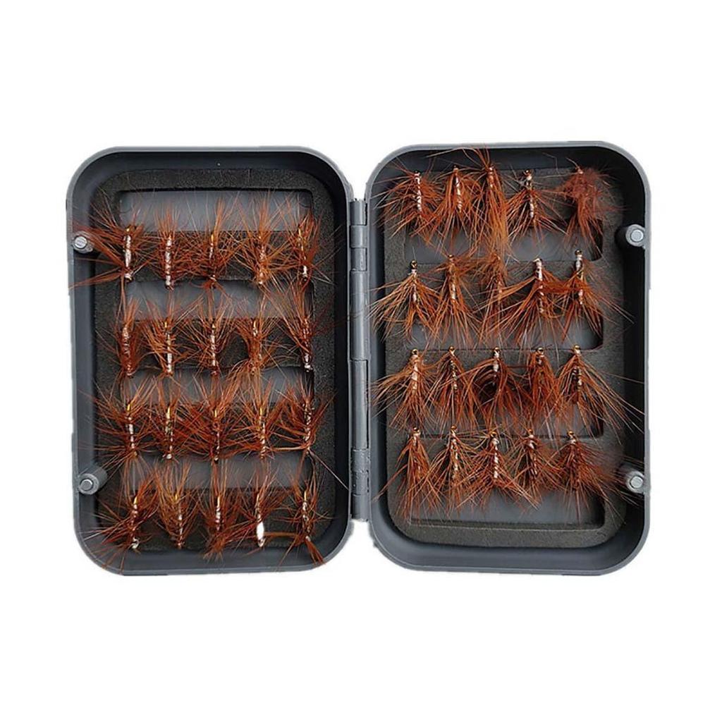 5/10/25/Pcs/Box 3 Different Style Fly Fishing Lure Bait Trout with Hook Fly Fishing Nymph Dry Flies Fishing Flies Bait Insect Lure