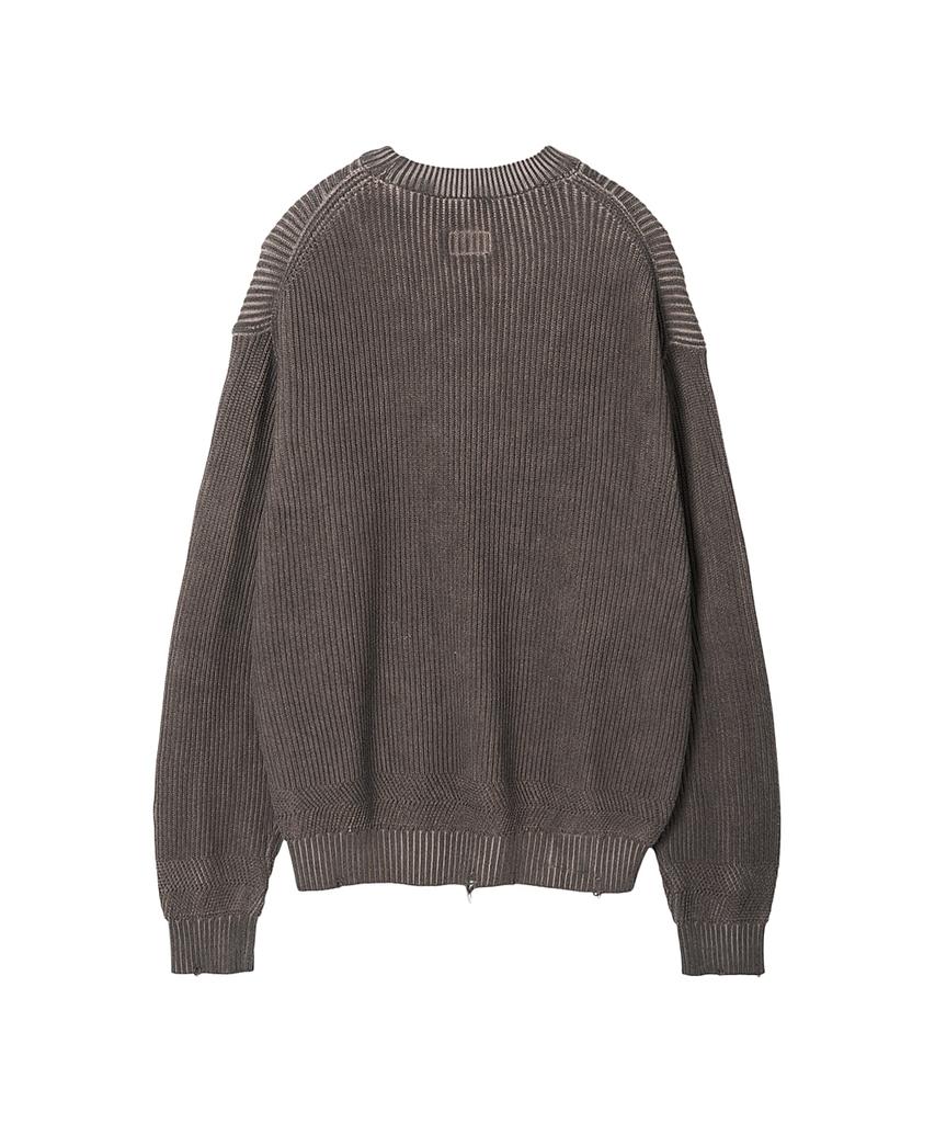 Leopeusaideu Dyed Sweater Dusty Brown