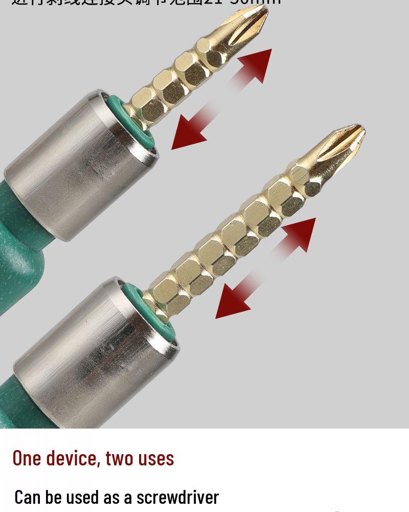 Electrician's Lightweight Portable Wire Stripper Drill for Fast Cable Peeling