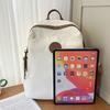 Large Capacity Lightweight Women's Backpack Student Solid Color Schoolbag