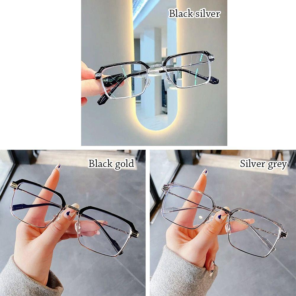 Portable Durable Anti-Blue Light Glasses Computer Goggles Oversized Eyeglasses Ultra Light Frame