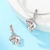 New Original 100%Copper Playing Cards Red Heart K Flush Charms Fit Originalbracelet Diy Jewelry Making Women Gift