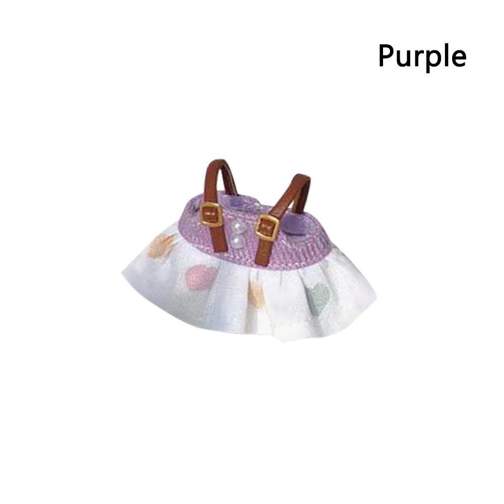 Handmade Jeans Strap Skirt Kids Toys  for 1/12 BJD Dolls/for 1/11 OB11 Dolls/for GSC YMY Doll