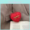 Childrens Cute Pink Heart Crossbody Bag With Breathable Pu Fabric For School And Play