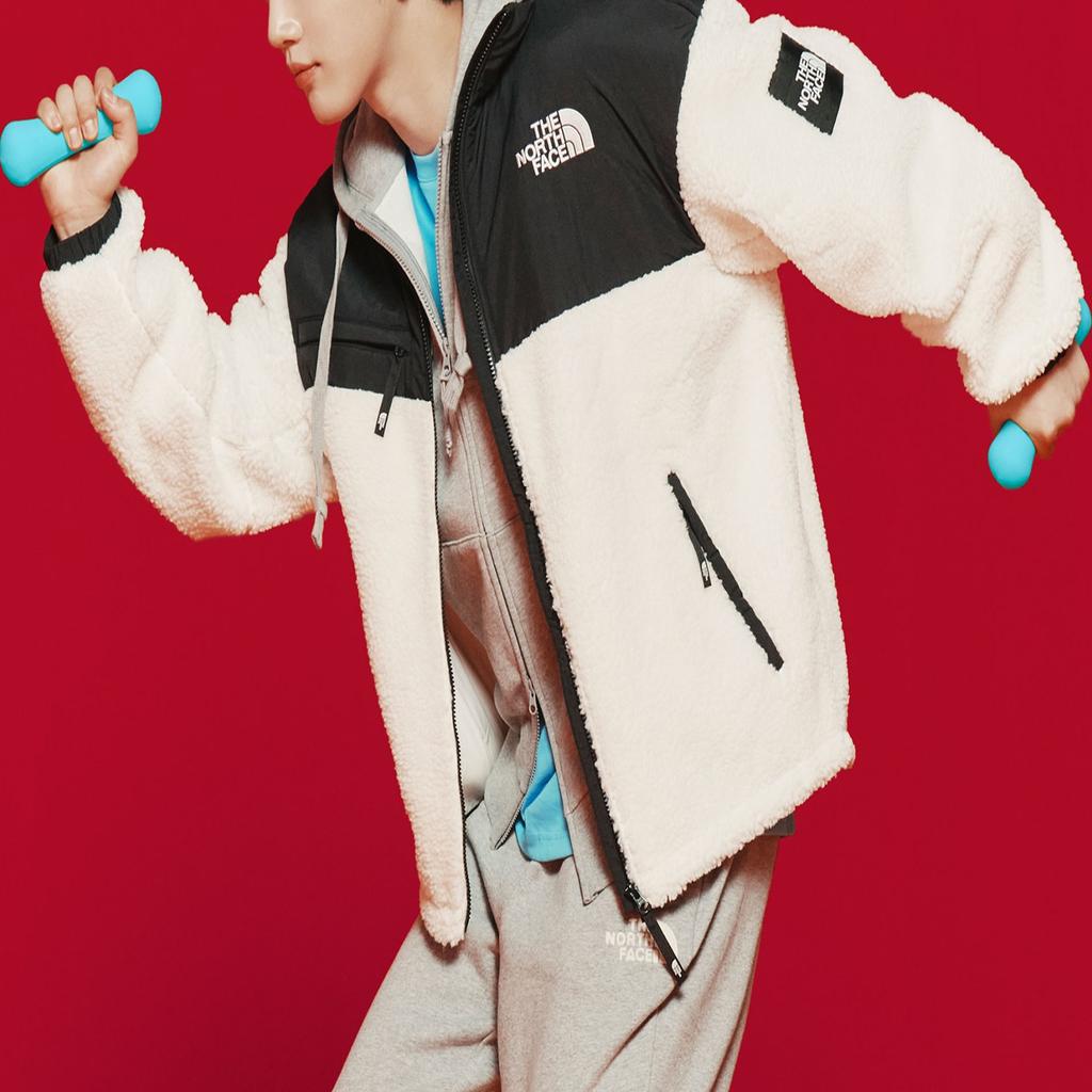 THE NORTH FACE Jackets Unisex White Stand Collar Moderate Other NJ4FN52K