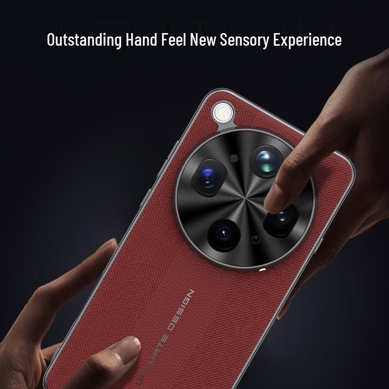 Husă de telefon OPPO Find X9 Ultra din Piele Premium Electroplacată