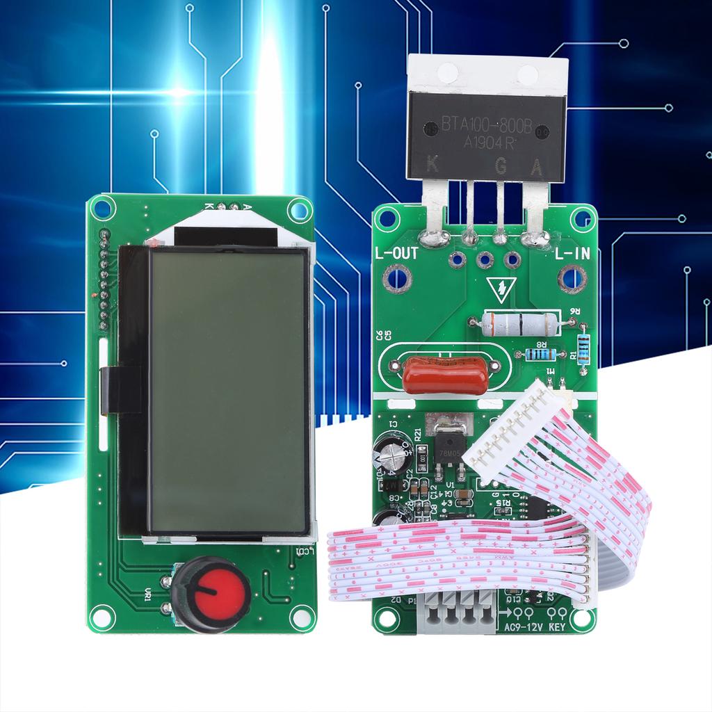 Time Control Welding Module LCD Double Pulse Encoder Board 100A for Single Cell Battery Pack