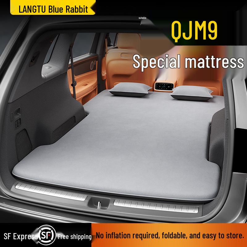 Compatible Sleeping Mats for Lange Rabbit & Wenjie M9: Rear Seat, Trunk, Air Mattress, & Car Camping.