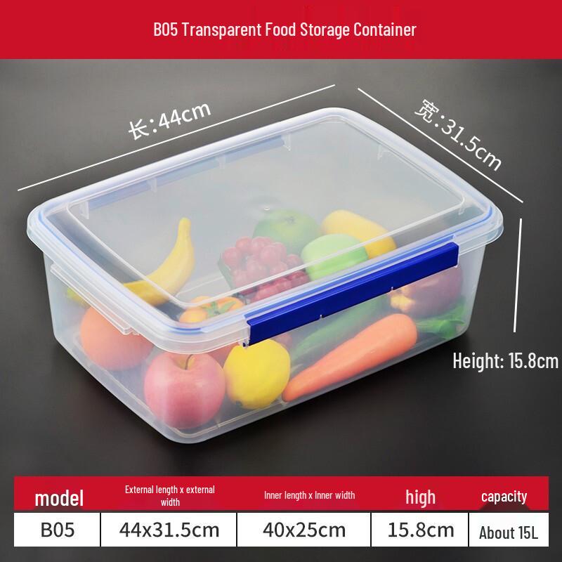 Large Plastic Food Storage Containers