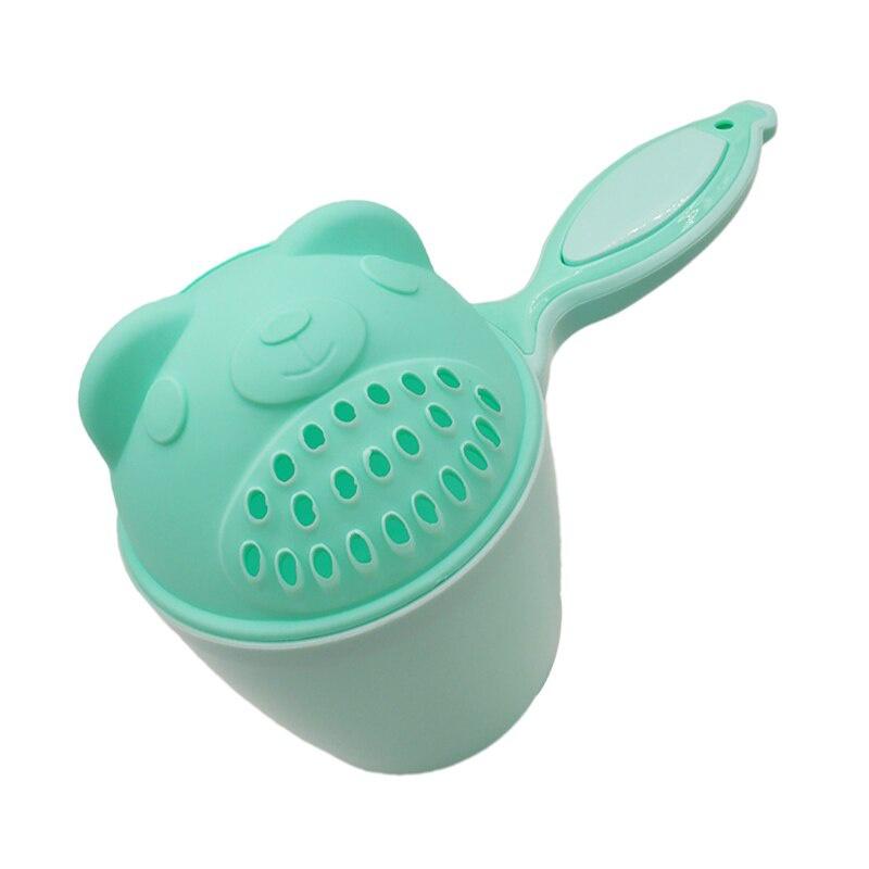 1PC Cartoon Bear Bathing Cup Kid Shower Shampoo Cup Bailer Shower Water Spoon Bath Wash Cups