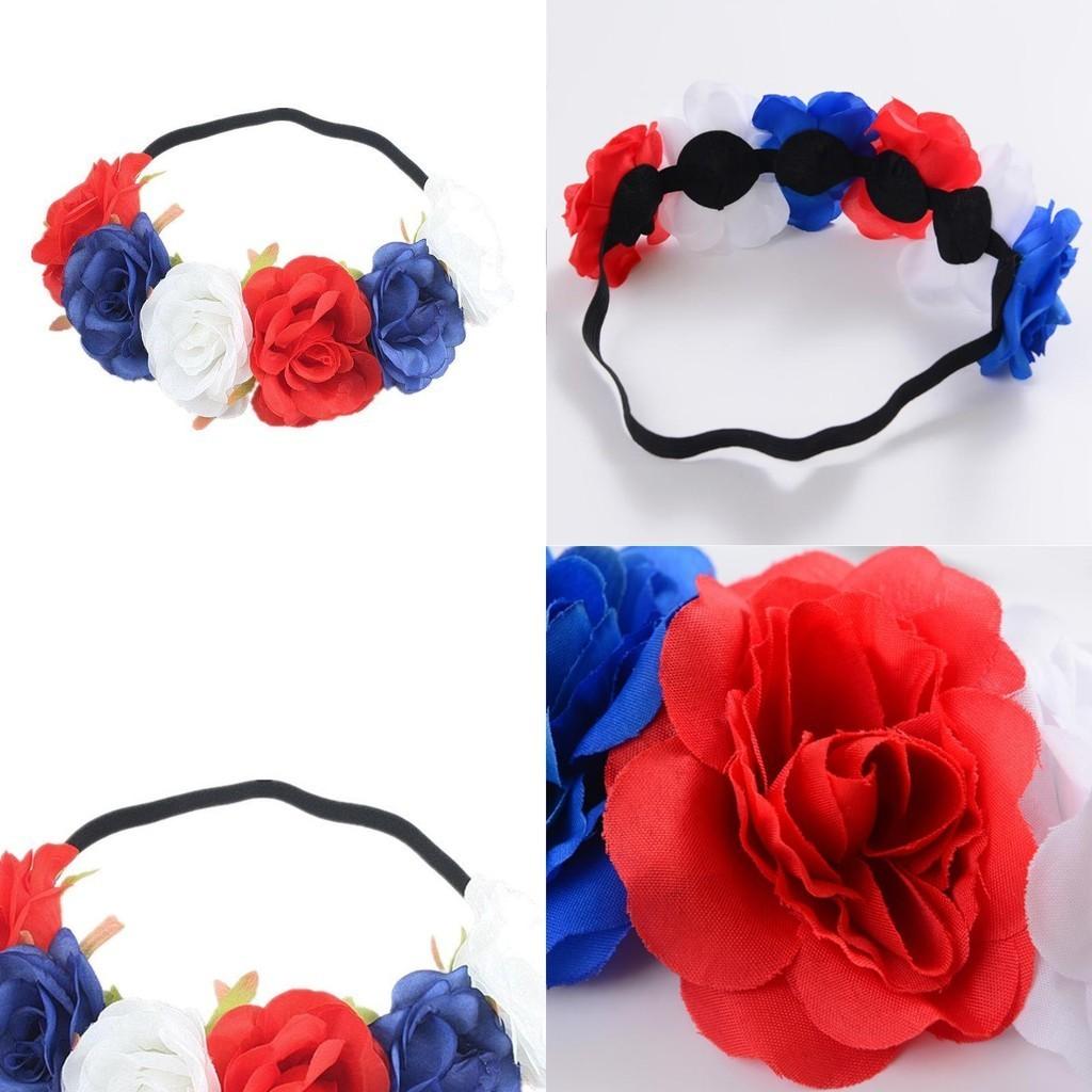 Rot Weiß Blau Blumenkrone Stirnband Für Queens Jubiläumsfeierlichkeiten