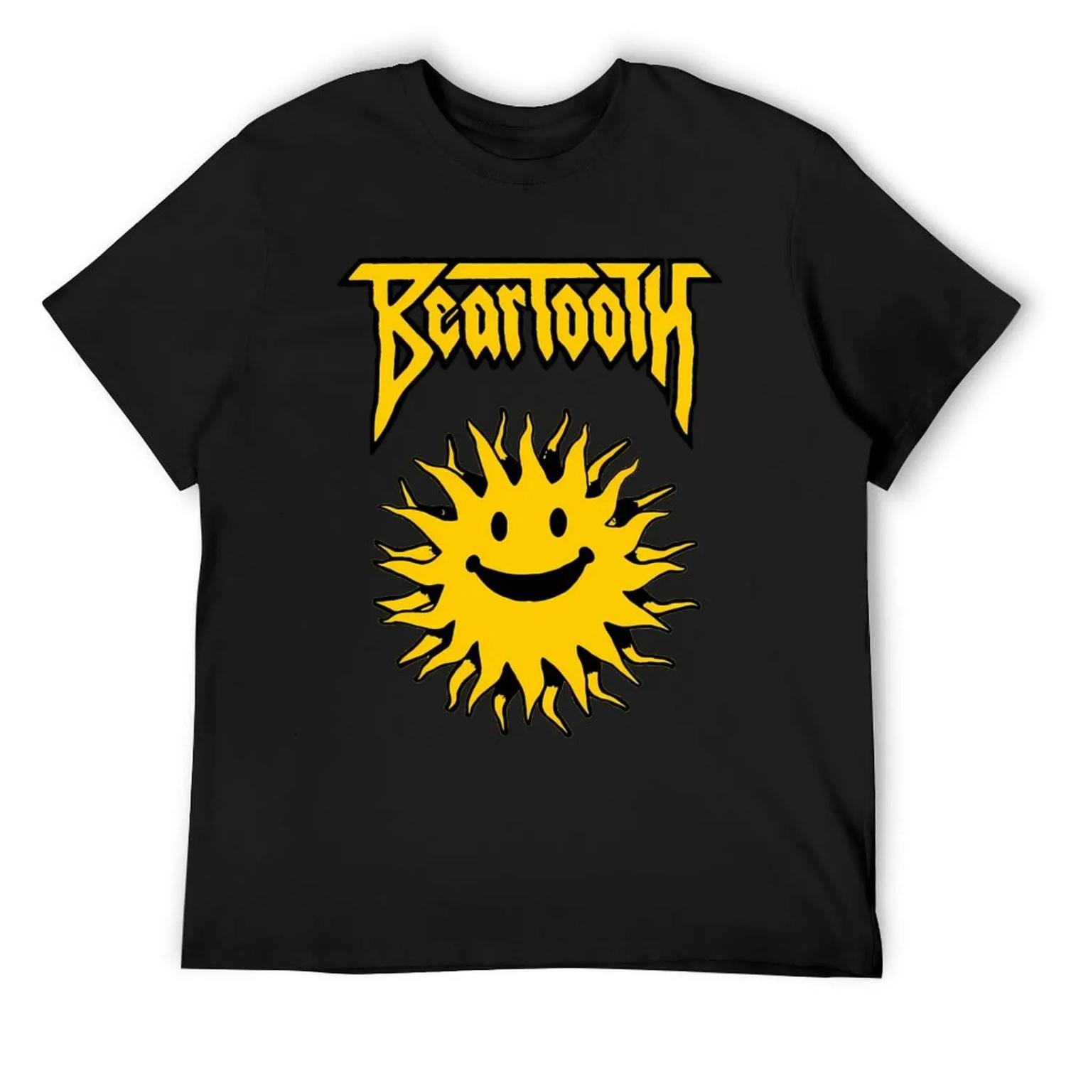 Beartooth Logo Merch T-Shirt Clothing customs plus size tops tee shirts for men XXXXXL чёрный