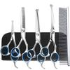 Safty Pet Grooming Scissors Round Head Professional Stainless Steel Dog Hair Scissors Animal Cutting Pets Shears Portable Set