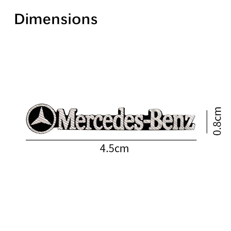 AAVN1 3D Aluminum Car Audio Speaker Decorate Badge Sticker Accessories For Mercedes Benz AMG A B C S Class CLA GLB W108 W124 W126 W140