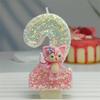 Exquisite Cute Cartoon Linnabelle Digital Candle Birthday Cake Atmosphere Birthday Decoration Candle Styles