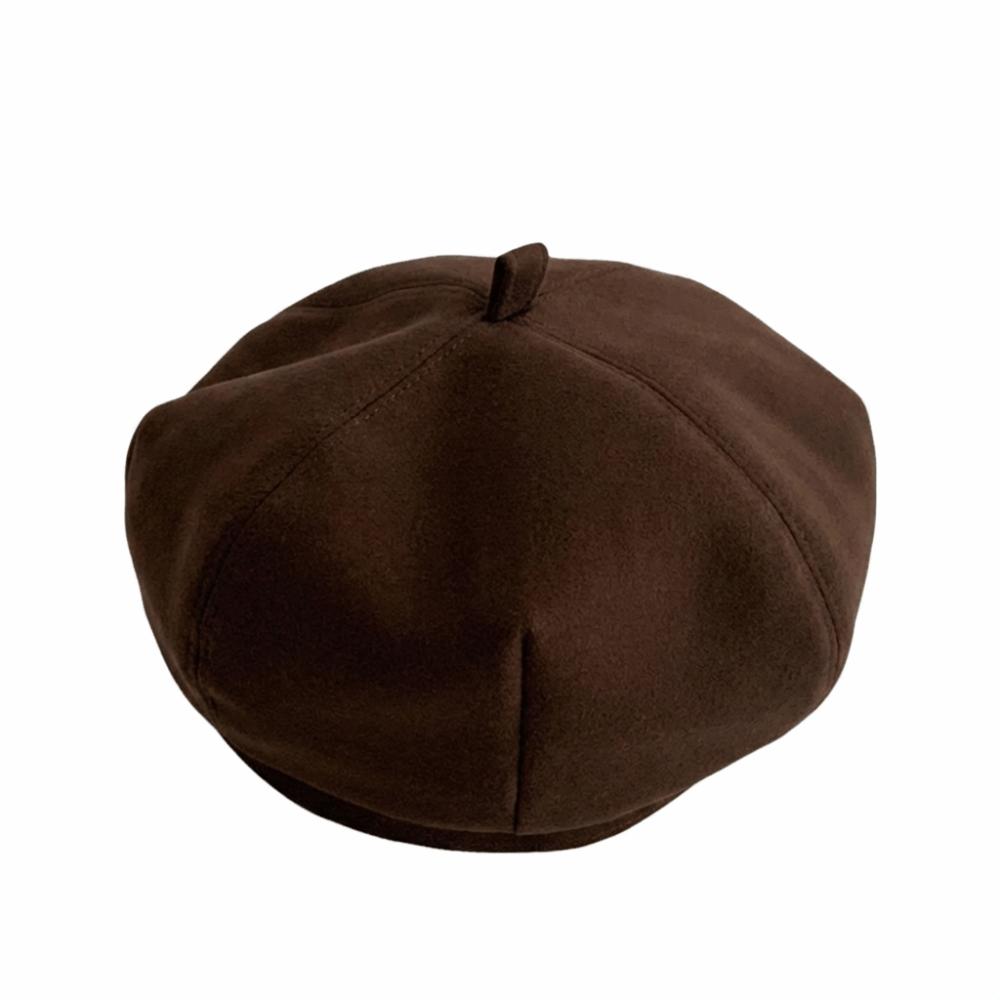 Ear Protection Octagonal Cap Soft Pumpkin Hat Cute Artist Painter Cap  Infant Girls