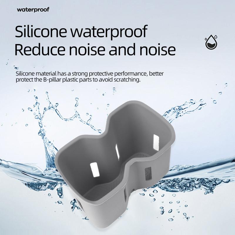 High-quality car cup holder mat suitable for Xpeng MONA M03 silicone cup coaster center console cup holder protective frame