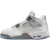 New Jordan Air Jordan 4 Anti-Slip Wear-Resistant Mid-Top Children's Basketball Shoes Gray Blue Teenagers HV4401-014