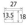 KOKUYO Tack index scale protection film strong adhesive postcard size 18 sides 8 sheets KPC-GF6065