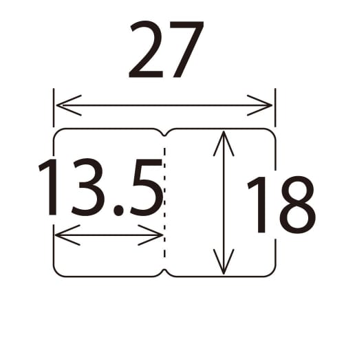 KOKUYO Tack index scale protection film strong adhesive postcard size 18 sides 8 sheets KPC-GF6065