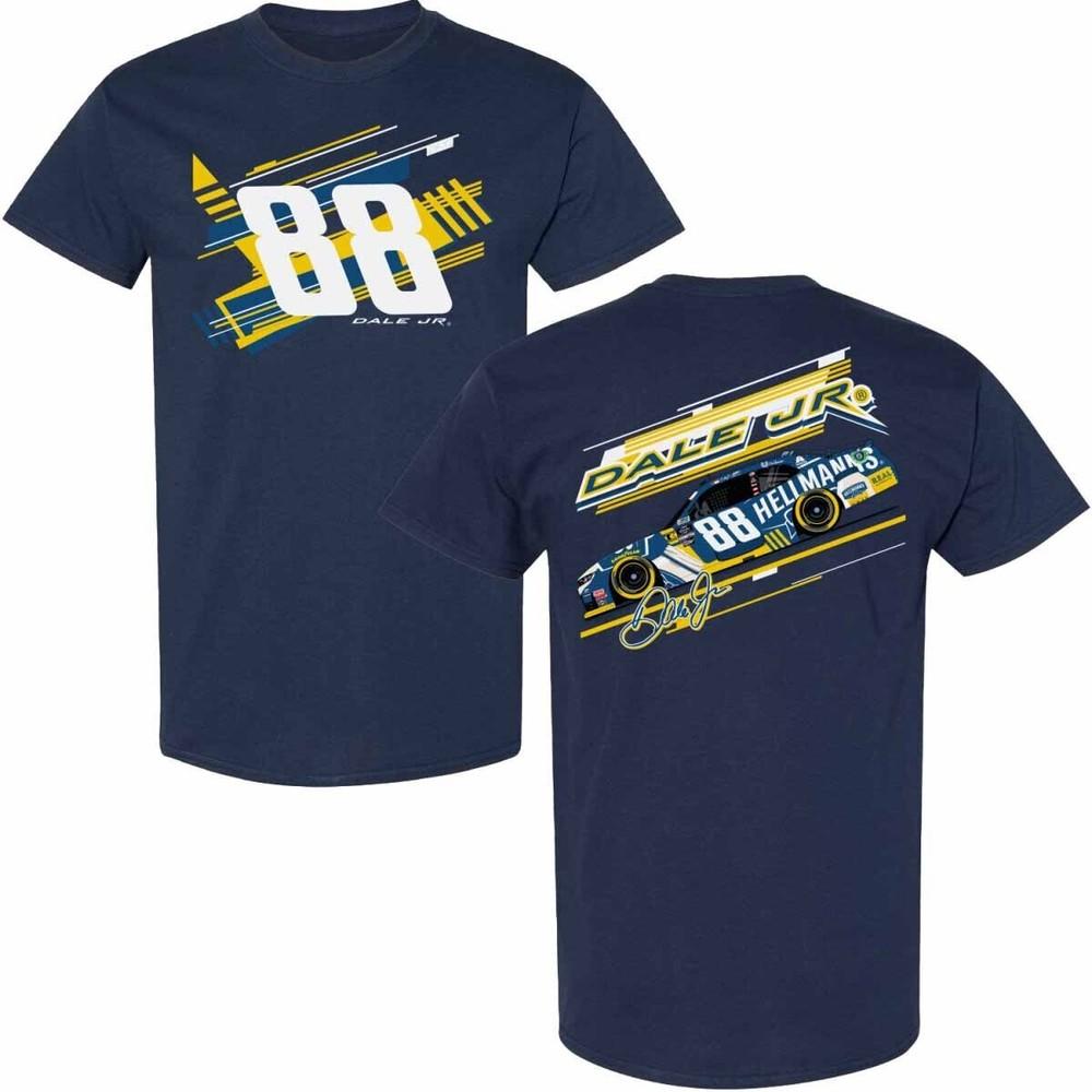 2 SIDES Dale Earnhardt Jr 88 Shirt Navy Mens Unisex S-2345XL E1406 Unisex T-Shirt Graphic Tee XXL