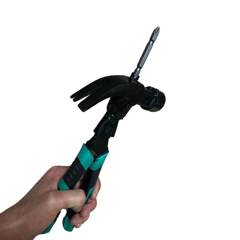 Многофункциональные плоскогубцы Мультитул Молоток-гвоздодер Инструмент из нержавеющей стали для улицы CHINA