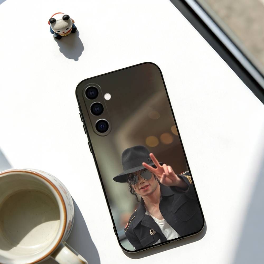 

Чехол для телефона Michael Jackson для Samsung Galaxy A73, A72, A71, A70, A53, A52, A51, Другие Мягкий Черный Чехол Samsung a51 4g