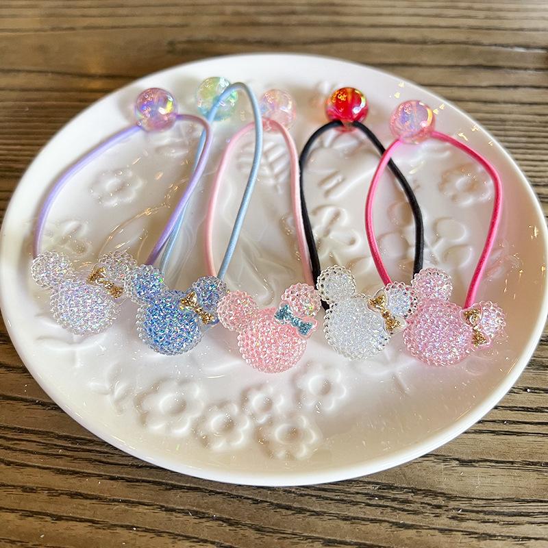 2 Pieces New Cute Animal Head Princess Headwear Kids Elastic Hair Bands Children Hair Ropes Girls Hair Accessories