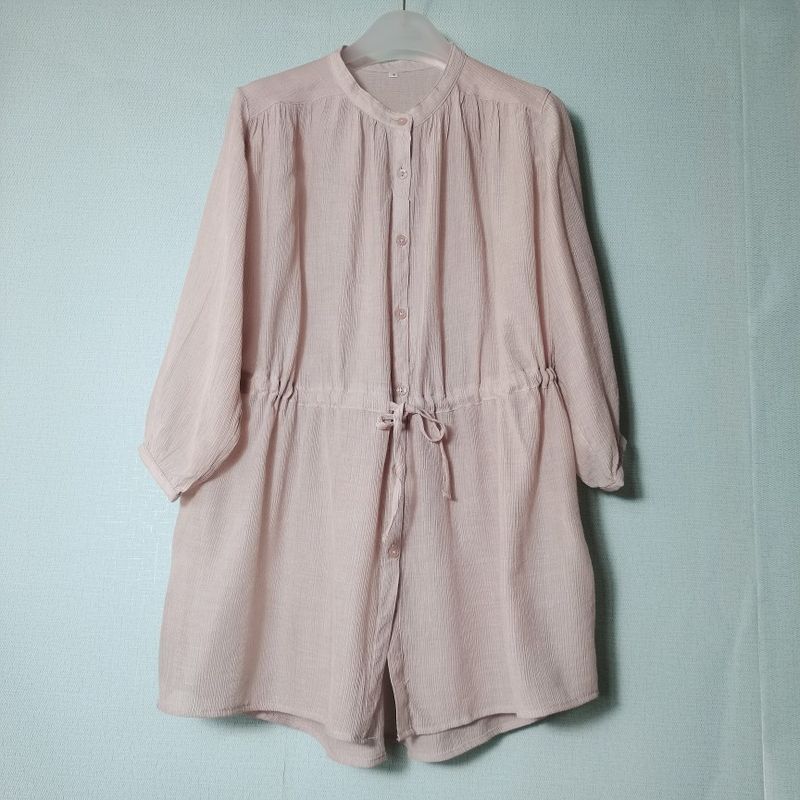 

Export Tail Goods Thick Chiffon Open Long Sleeves Shirt Women s Loose Casual Jacket Plus Size Sun Protection Clothing Lazy Spring Milk camel LL