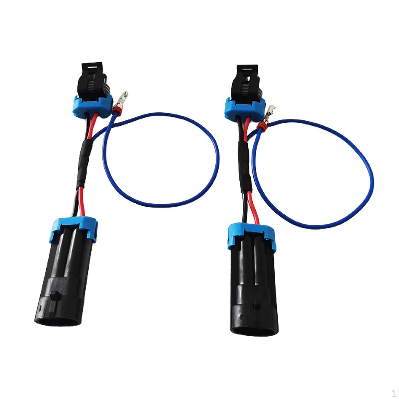 

1x Eyebrow Wiring Harness Fang Lights Accessory Parts Replacement Practical