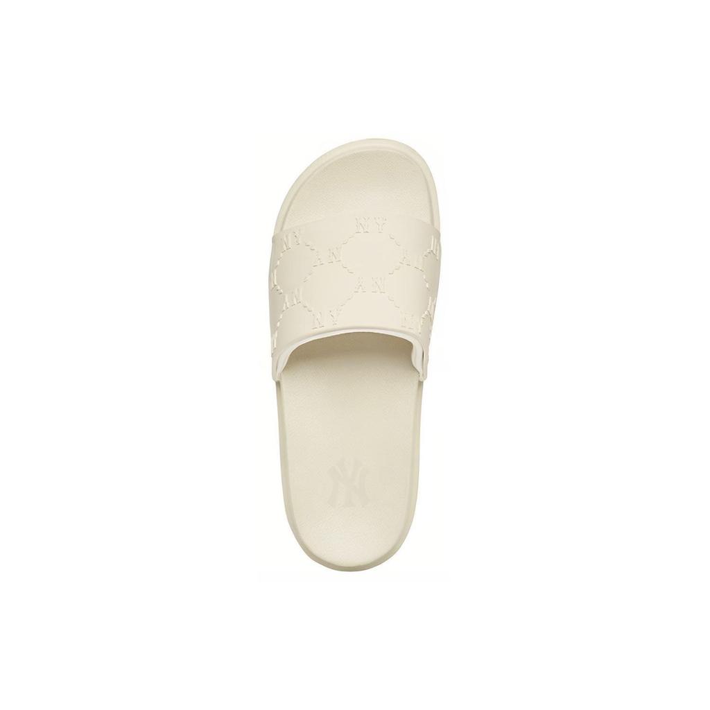 MLB Slipper Casual Anti-Wear Slide Sandals Unisex Footwear White 3ALPAC123-50WHS