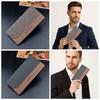 PVC Men Business Wallet Anti-lost Contrast Color PU Purse Clutch Bag Long Suit Wallet  Daily