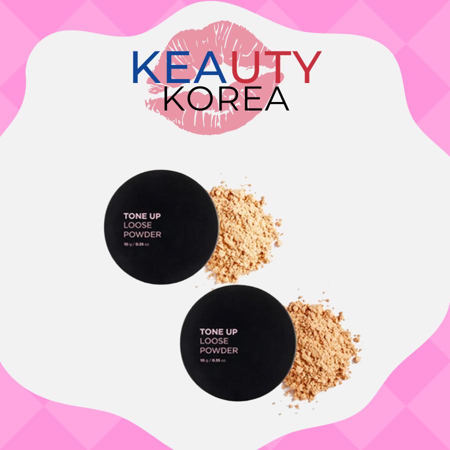 The Face Shop FMGT Tone Up Loose Powder 10g V201 Apricot/Natural Beige