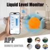 ME201WZ Tuya APP ZigBee WiFi Ultrasonic Wireless Remote Detector Water Tank Fuel Oil Liquid Level Sensor Alarm Indicator